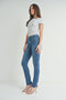 Just Black Denim The Long Leg Straight - Medium Dark-shopbody.com