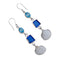 Charles Albert Sterling Silver Blue Ocean Breeze Drop Earrings-shopbody.com