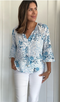 Veronica M 3/4 Bell SLV Blouse-shopbody.com