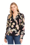 Karen Kane Blouson V-Neck Top-shopbody.com