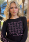 Bird & Vine 5 Row Open Heart Love L/S Tee-shopbody.com