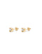 UNOde50 18K Gold Stud Earrings-shopbody.com