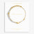 A Littles & Co Happy Little Moments 'Friendship' Bracelet In Gold-Tone Plating-shopbody.com