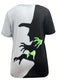 Temu Witch Print T-Shirt-shopbodycom