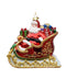 Kurt Adler Bellissimo Glass Santa In Sleigh Ornament-shopbody.com