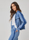 Bella Dahl Billie Tacked Sleeve Denim Jacket-shopbody.com