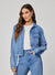 Bella Dahl Billie Tacked Sleeve Denim Jacket-shopbody.com