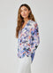 Bella Dahl Clean Front Hipster Shirt - Magnolia Bloom Print-shopbody.com