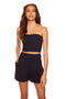 Susana Monaco Pleated Short - Midnight-shopbody.com