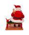 Kurt Adler 9" Fabriché™ Santa With Laptop and Pets-shopbody.com