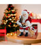 Kurt Adler 9" Fabriché™ Santa With Laptop and Pets-shopbody.com