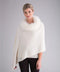 Alashan Cashmere !00% Cashmere Luxe Windchill Fox Trim Topper - FOX-shopbody.com