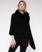 Alashan Cashmere !00% Cashmere Luxe Windchill Fox Trim Topper - FOX-shopbody.com