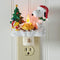 Roman 4.25"H Snoopy Campfire Night Light w/ Woodstock & Christmas Tree- shopbody.com