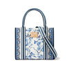 Brighton Indigo Song Bird Canvas Carryall-shopbody.com