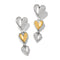 Brighton Cascade Heart Trio Post Drop Earrings-shopbody.com