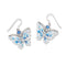 Brighton Kyoto In Bloom Indigo Butterfly Earrings-shopbody.com