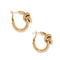 Brighton Interlok Single Knot Hoop Earrings-shopbody.com