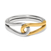 Brighton Interlok Curve Two Tone Hinge Bangle-shopbody.com