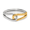 Brighton Interlok Curve Two Tone Hinge Bangle-shopbody.com