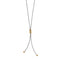 Brighton Interlok Twist Two Tone Lariat Necklace-shopbody.com