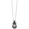 Brighton Interlok Harmony Black Necklace-shopbody.com