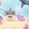 Spongelle Sea Animals - Sammy Shark-shopbody.com