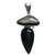 Charles Albert Silver - Obsidian Double Pendant  - Body & Soul Boutique