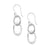 Charles Albert Silver - Silver Chain Link Earrings-shopbody.com