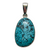 Charles Albert Silver - Turquoise Freeform Pendant  - Body & Soul Boutique