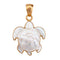 Charles Albert Alchemia - Mother of Pearl Turtle Pendant