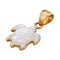 Charles Albert Alchemia - Mother of Pearl Turtle Pendant