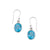 Charles Albert Silver - Blue Topaz Drop Earrings-shopbody.com