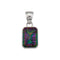 Charles Albert Silver - Mystic Quartz Rectangle Pendant-shopbody.com