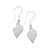 Charles Albert Silver Clothrata French Wire Earrings-shopbody.com