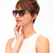 Brighton Neptune's Rings Swirl Tortoise Sunglasses on a model - Body & Soul Boutique